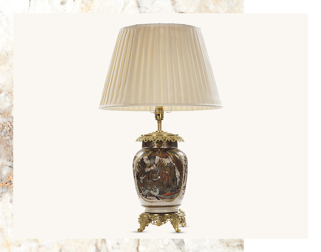 antique japanese lamps